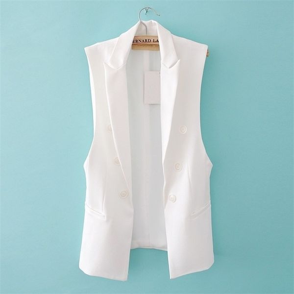 quilted waistcoat for women long sleeveless blazer vest jacket feminino vests veste femme fashion button vest outwear ow0114 201102, Black;white
quilted waistcoat for women long sleeveless blazer vest jacket feminino vests veste femme fashion button vest outwear ow0114 201102, Black;white