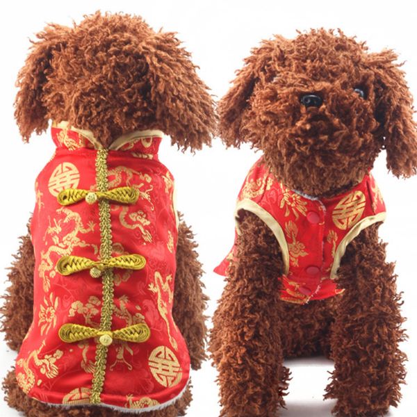 seis new year dog knot buttons costume cat cheongsam winter pet clothes vest of the tang dynasty christmas coat for cats teddy bichon small
seis new year dog knot buttons costume cat cheongsam winter pet clothes vest of the tang dynasty christmas coat for cats teddy bichon small
