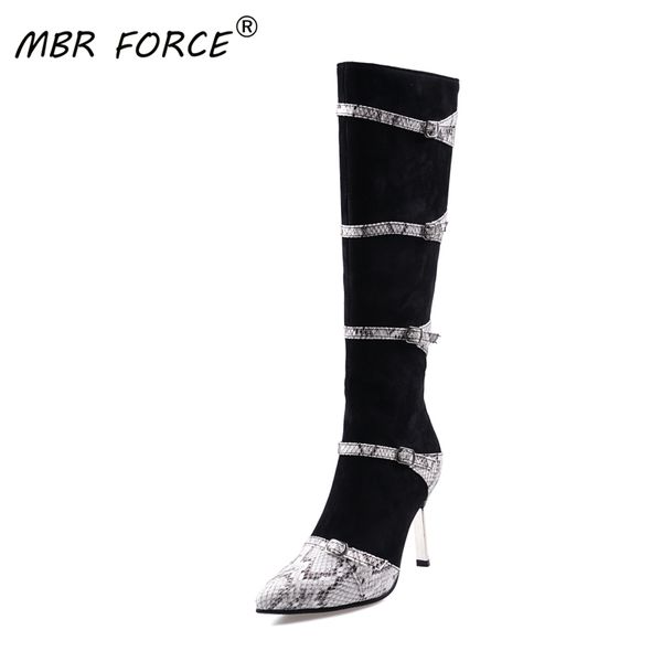 mbr force fashion trend women leopard pointed toe knee high boots ladies female shoes high heels booties large size 34-43, Black
mbr force fashion trend women leopard pointed toe knee high boots ladies female shoes high heels booties large size 34-43, Black