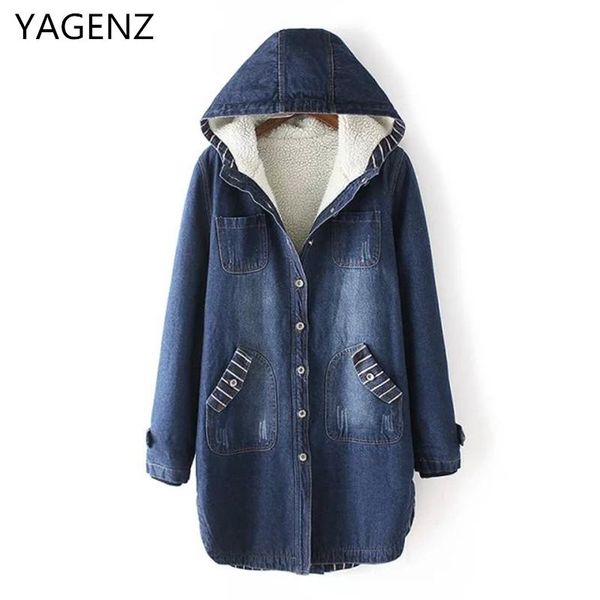 women's jackets yagenz autumn winter women denim jacket coat 2021 korean warm hooded jeans big size casual female thick cotton, Black;brown
women's jackets yagenz autumn winter women denim jacket coat 2021 korean warm hooded jeans big size casual female thick cotton, Black;brown