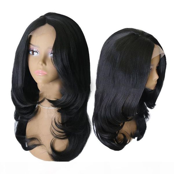 no bad smell european and american wig female chemical fiber hair solid color front lace long curly hair fluffy micro curly hair black wig h
no bad smell european and american wig female chemical fiber hair solid color front lace long curly hair fluffy micro curly hair black wig h