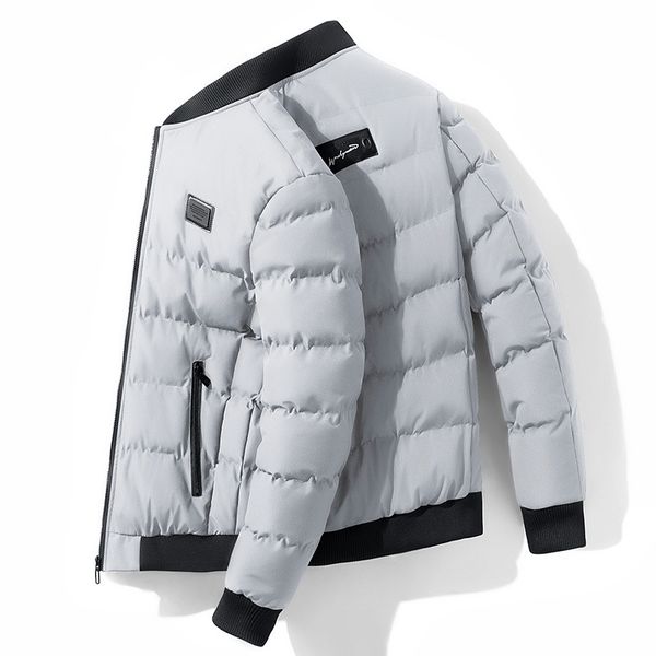 fashion men's winter jacket new thick fleece jacket coat popular slim men jackets casual windproof outwear coat cotton jackets 201027, Black
fashion men's winter jacket new thick fleece jacket coat popular slim men jackets casual windproof outwear coat cotton jackets 201027, Black