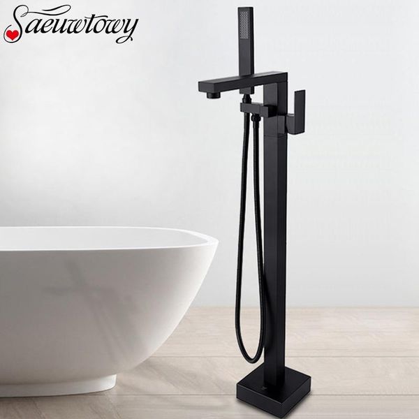 matte black floor sstanding bathtub faucet bathroom shower set standing bathtub tap with hand shower and cold mixer1
matte black floor sstanding bathtub faucet bathroom shower set standing bathtub tap with hand shower and cold mixer1