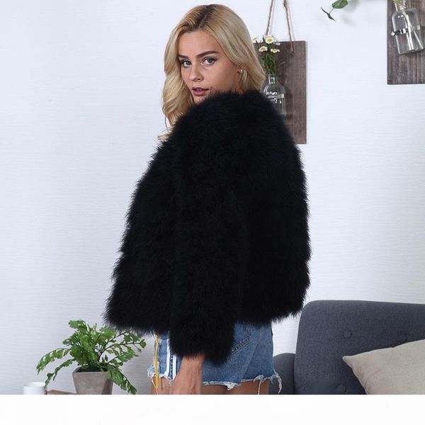 new ostrich fur coat for women white black faux fur short jacket winter wool turkey fur outerwear
new ostrich fur coat for women white black faux fur short jacket winter wool turkey fur outerwear