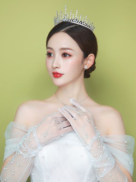 idance a4203 bridal headdress new korean water zircon exquisite crown wedding dress elegant hair accessories, Silver
idance a4203 bridal headdress new korean water zircon exquisite crown wedding dress elegant hair accessories, Silver