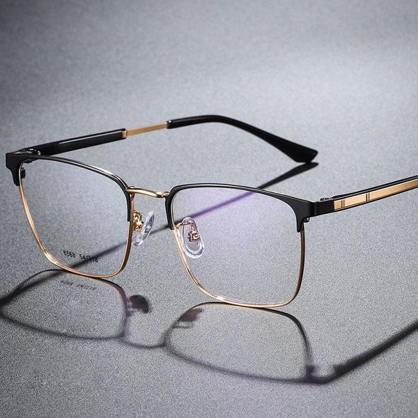 new arrival metal frame glasses men business style full rim eye glasses nearsighted spectacles and optical eyewear, Black
new arrival metal frame glasses men business style full rim eye glasses nearsighted spectacles and optical eyewear, Black