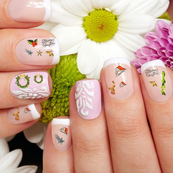 4 sheets christmas nail art sticker adhesive adorable manicure decal for ladies nails accessories fashion manicure stickers bbysrw lg2010
4 sheets christmas nail art sticker adhesive adorable manicure decal for ladies nails accessories fashion manicure stickers bbysrw lg2010