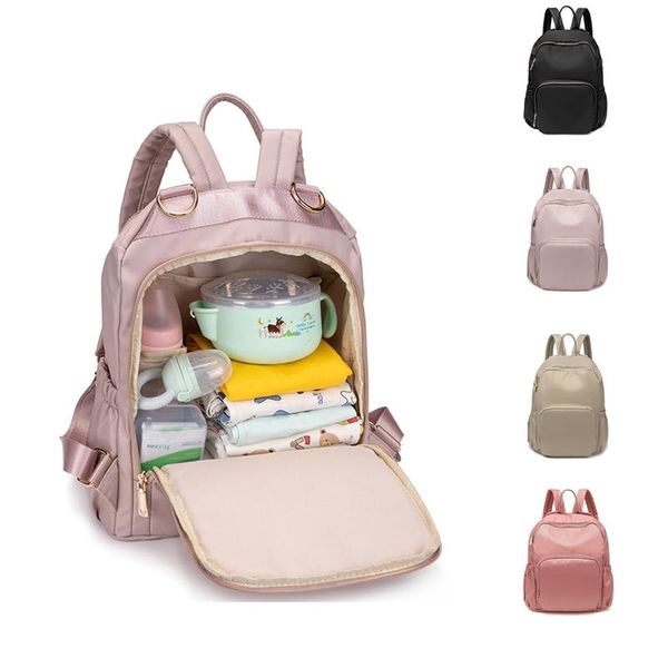Portable Oxford Diaper Bag Backpack Large Capacity Fashion Maternity Bags Quality Travel Humanized Baby Nappy Mommy Bag Gift