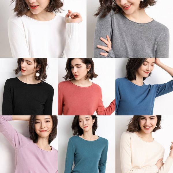 qy5nn осень зима новый свободный sweatercurled короткий длинный рукав круглый шею ibiro женщин дна рубашки корейский и большой низкой шеи св, White;black
qy5nn осень зима новый свободный sweatercurled короткий длинный рукав круглый шею ibiro женщин дна рубашки корейский и большой низкой шеи св, White;black