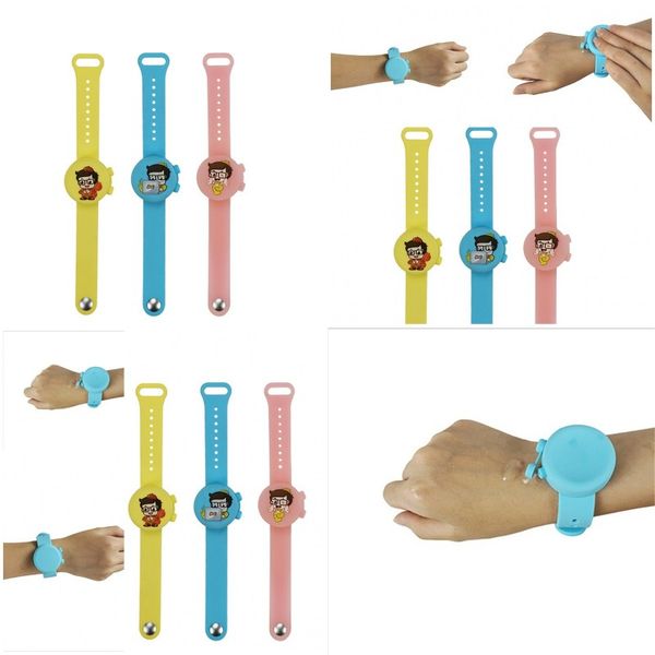hand sanitizer wristbands wash silicone bracelets kids watch safe fashion portable mix colors food grade 15ak f2
hand sanitizer wristbands wash silicone bracelets kids watch safe fashion portable mix colors food grade 15ak f2