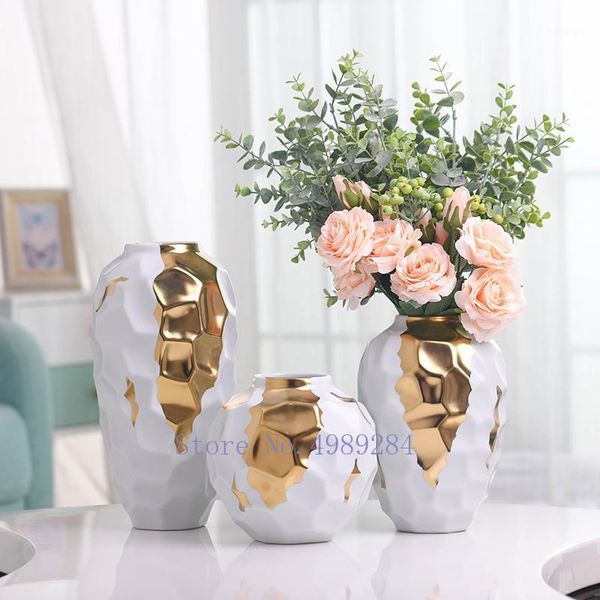 creative nordic ceramics gold geometric ceramic vase modern home flower arrangement decorative ornaments wedding gold vases1 
creative nordic ceramics gold geometric ceramic vase modern home flower arrangement decorative ornaments wedding gold vases1