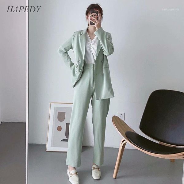 women's tracksuits hapedy minimalism women suit set autumn spring two piece lady blazer jacket +long pant female outerwear elegant ladi, Gray
women's tracksuits hapedy minimalism women suit set autumn spring two piece lady blazer jacket +long pant female outerwear elegant ladi, Gray