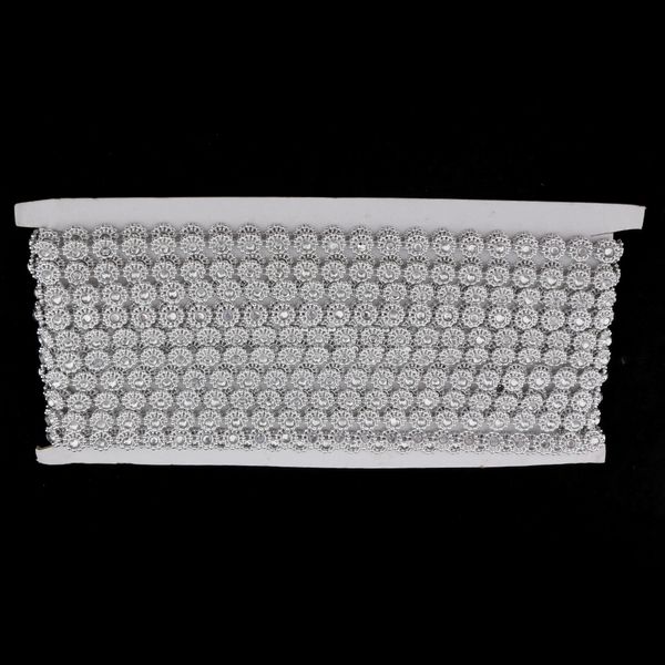 9.1 meters flower shape rhinestone beaded chain ribbon trim embellishment for diy crafts silver
9.1 meters flower shape rhinestone beaded chain ribbon trim embellishment for diy crafts silver