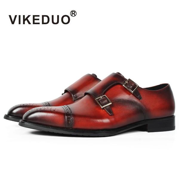 vikeduo vintage custom handmade male genuine leather shoes fashion wedding party dress shoe casual original design men monk shoe, Black
vikeduo vintage custom handmade male genuine leather shoes fashion wedding party dress shoe casual original design men monk shoe, Black