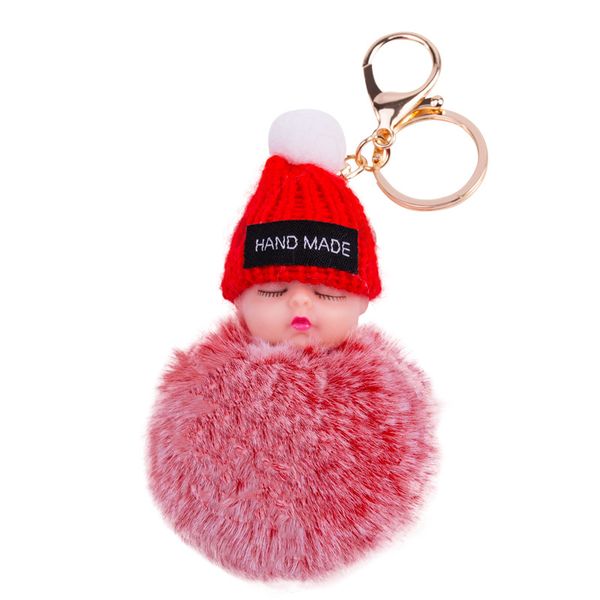 2021 sleeping baby key chain, imitation rabbit fur ball, men's and women's handbag pendant, accessories small gift, Silver
2021 sleeping baby key chain, imitation rabbit fur ball, men's and women's handbag pendant, accessories small gift, Silver