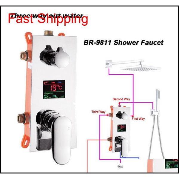 digital wall mounted 2 or 3 way shower mixer valve control with display bath shower panel intel qylhep sports2010
digital wall mounted 2 or 3 way shower mixer valve control with display bath shower panel intel qylhep sports2010