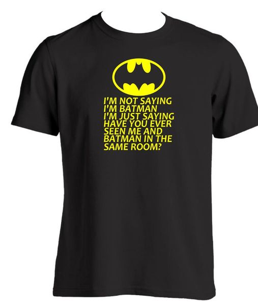 i'm not saying i'm batman parody mens funny t shirt slogan birthday christmas t shirt new sale % tees sport hooded sweatshirt hood
i'm not saying i'm batman parody mens funny t shirt slogan birthday christmas t shirt new sale % tees sport hooded sweatshirt hood