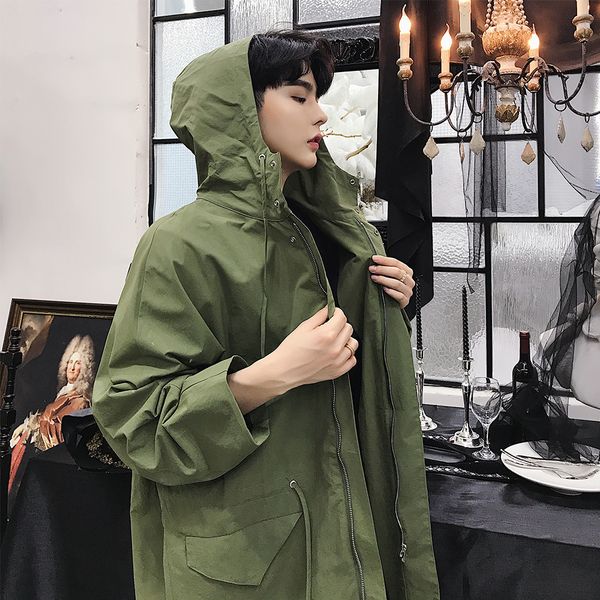 2021 new fall long-style designer, korean over-the-knee style coat men. q1wj, Tan;black
2021 new fall long-style designer, korean over-the-knee style coat men. q1wj, Tan;black