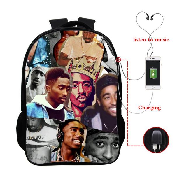 mochila 16 inch 3d waterproof backpack 2pac tupac hip hop rap print boys school bag usb charging school bags for teenage girls bbypxl
mochila 16 inch 3d waterproof backpack 2pac tupac hip hop rap print boys school bag usb charging school bags for teenage girls bbypxl