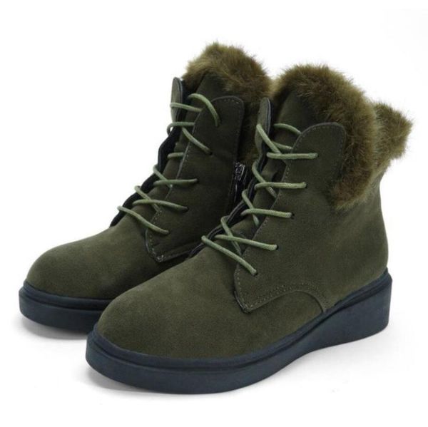 boots y276 2021 winter women's snow female ankle platform furry lace-up comfortable warm zapotos mujer, Black
boots y276 2021 winter women's snow female ankle platform furry lace-up comfortable warm zapotos mujer, Black