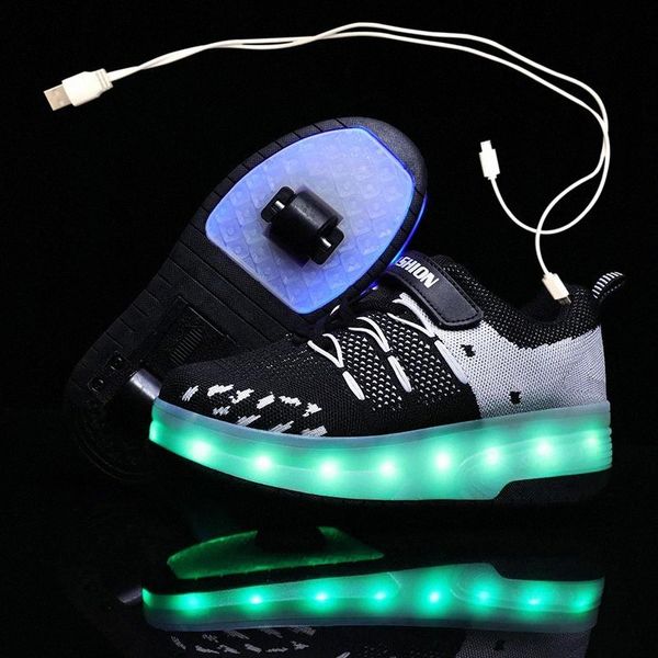 children two wheels luminous glowing sneakers black blue led light roller skate shoes kids led shoes boys girls usb charging #if7a
children two wheels luminous glowing sneakers black blue led light roller skate shoes kids led shoes boys girls usb charging #if7a