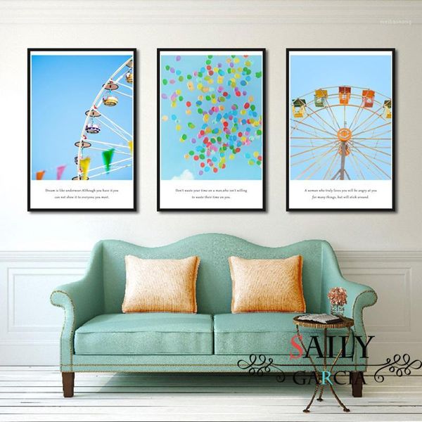 paintings nursery baby room decor wall art picture modern colorful balloon amusement park landscape canvas painting nordic print posters1
paintings nursery baby room decor wall art picture modern colorful balloon amusement park landscape canvas painting nordic print posters1