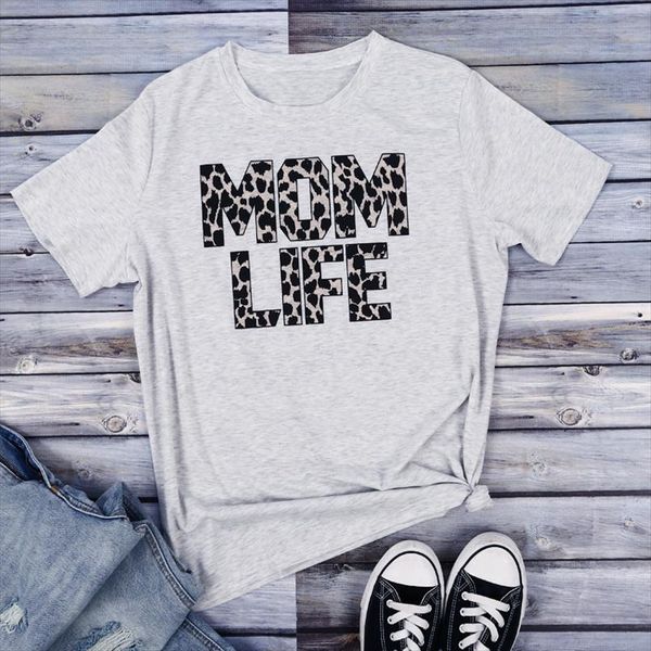 vogue women short sleeve hararuku mama t shirt femme ulzzang gray leopard printed mom life tshirt vintage tee korean clothes, White
vogue women short sleeve hararuku mama t shirt femme ulzzang gray leopard printed mom life tshirt vintage tee korean clothes, White