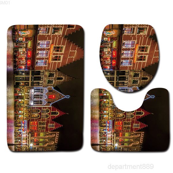 new design honlaker christmas toilet mats decoration non-slip bathroom rug soft bath carpet 3pcs/set
new design honlaker christmas toilet mats decoration non-slip bathroom rug soft bath carpet 3pcs/set