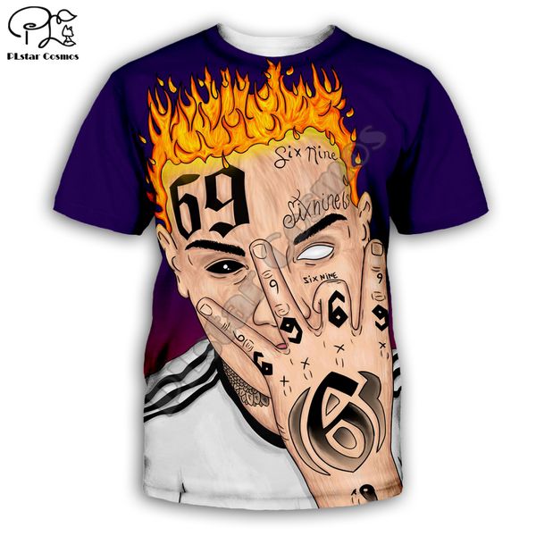 rapper 69 6ix9ine tekashi69 summer 3d print shirts anime funny harajuku men clothing
rapper 69 6ix9ine tekashi69 summer 3d print shirts anime funny harajuku men clothing