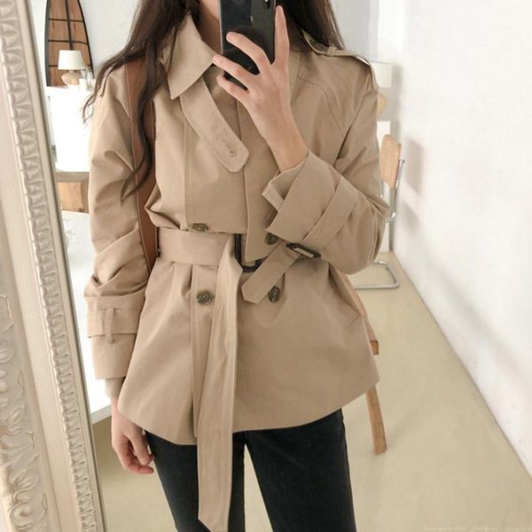 yocalor chic korea short windbreaker trench coat jacket vintage kawaii overcoat female coats korean short women spring autumn1, Tan;black
yocalor chic korea short windbreaker trench coat jacket vintage kawaii overcoat female coats korean short women spring autumn1, Tan;black
