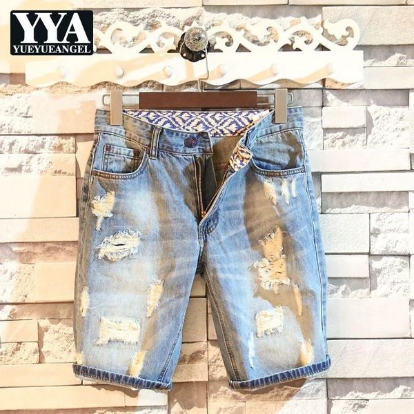 summer 2020 men denim shorts fashion hole ripped slim fit knee-length shorts blue casual zipper straight ants 28-361, White;black 
summer 2020 men denim shorts fashion hole ripped slim fit knee-length shorts blue casual zipper straight ants 28-361, White;black