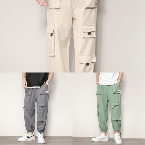 gglmm autumn new men's 2020 casual men's personality fashion br loose casual tooling trousers and trousers fashion brand ankle-len, Blue
gglmm autumn new men's 2020 casual men's personality fashion br loose casual tooling trousers and trousers fashion brand ankle-len, Blue