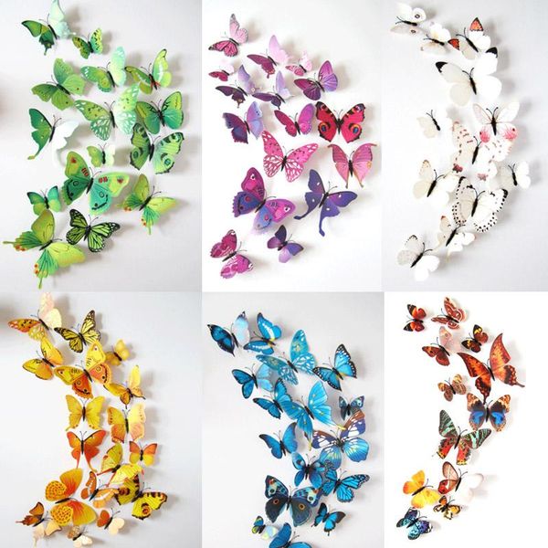 3d butterfly living room curtain refrigerator pvc wallpaper home decor decal wall stickers rainbow 12 pcs
3d butterfly living room curtain refrigerator pvc wallpaper home decor decal wall stickers rainbow 12 pcs