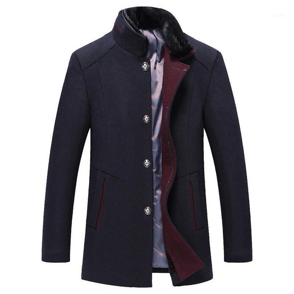 men's jackets autumn winter warm jacket foreign trade woolen coat men's long stand collar single breasted trench casual clothes1, Black;brown
men's jackets autumn winter warm jacket foreign trade woolen coat men's long stand collar single breasted trench casual clothes1, Black;brown