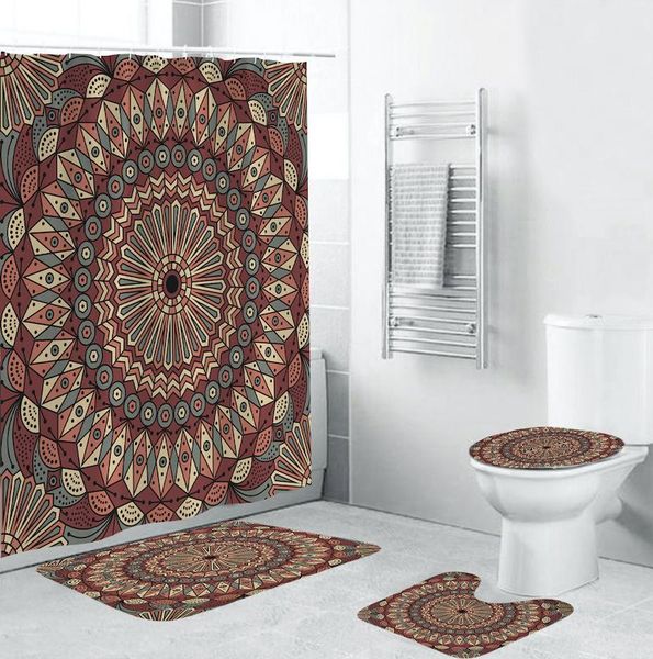bath accessory set bohemian pattern bathroom carpet 3 / toilet seat cushion anti-slip wc 3d effect floor
bath accessory set bohemian pattern bathroom carpet 3 / toilet seat cushion anti-slip wc 3d effect floor