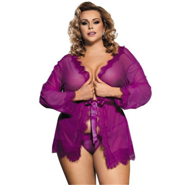 womens erotic lingerie clothing fashion trend solid color lace cutout pyjamas panties suits female plus size cardigan straps sleepwear, Black;red
womens erotic lingerie clothing fashion trend solid color lace cutout pyjamas panties suits female plus size cardigan straps sleepwear, Black;red