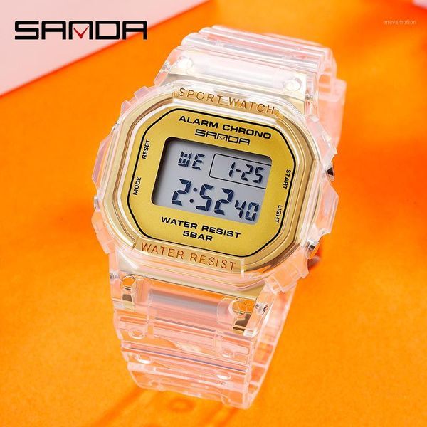 sanda womens sports watches fashion waterproof led digital watch women rose gold luminous transparent female clock montre femme1, Slivery;brown
sanda womens sports watches fashion waterproof led digital watch women rose gold luminous transparent female clock montre femme1, Slivery;brown