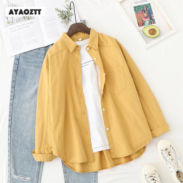 2020 fashion plaid shirt female college style women's blouses long sleeve flannel shirt plus size cotton blusas office 1, White