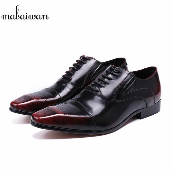 mabaiwan genuine leather dress men casual shoes lace up italy retro business wedding brogue shoes men oxford flats, Black
mabaiwan genuine leather dress men casual shoes lace up italy retro business wedding brogue shoes men oxford flats, Black