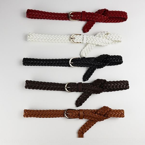 korean simple woven thin women's d-button versatile pu belt woven leather belt vv5i7, Black;brown
korean simple woven thin women's d-button versatile pu belt woven leather belt vv5i7, Black;brown