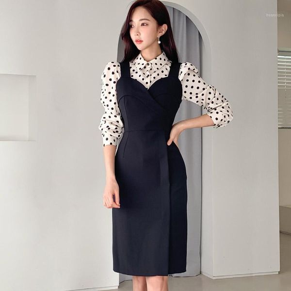 spring summer vintage elegant women two piece set dot full sleeve shirt and dress 2 piece set women1, Gray
spring summer vintage elegant women two piece set dot full sleeve shirt and dress 2 piece set women1, Gray