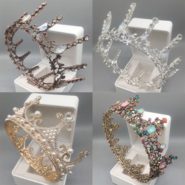 korean bridal headdress atmosphere new wedding dress princess 18 round crown accessories, Silver
korean bridal headdress atmosphere new wedding dress princess 18 round crown accessories, Silver