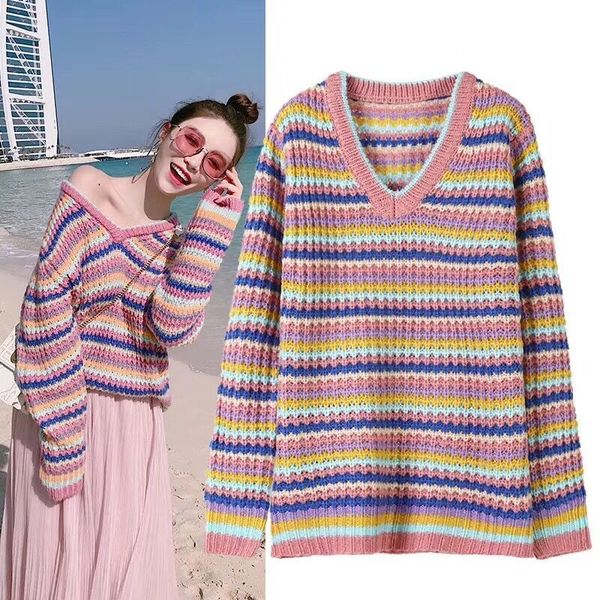 2021 new thick raiow v-neck sweater women autumn winter korean plus size streetwear jumper pull femme hiver knitted pullover sowc, Black;gray
2021 new thick raiow v-neck sweater women autumn winter korean plus size streetwear jumper pull femme hiver knitted pullover sowc, Black;gray