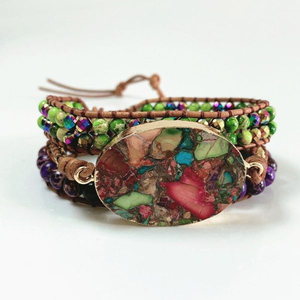 tennis 3layers emperor stone wrap bracelet for women bohemian green plum multicolor natural beaded bracelets jewelry dropship, Golden;silver
tennis 3layers emperor stone wrap bracelet for women bohemian green plum multicolor natural beaded bracelets jewelry dropship, Golden;silver