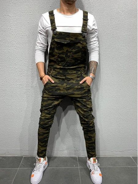 men's jeans 2021 camouflage jumpsuits hi street distressed denim bib overalls for man suspender pants s - 3xl round the waist, Blue
men's jeans 2021 camouflage jumpsuits hi street distressed denim bib overalls for man suspender pants s - 3xl round the waist, Blue