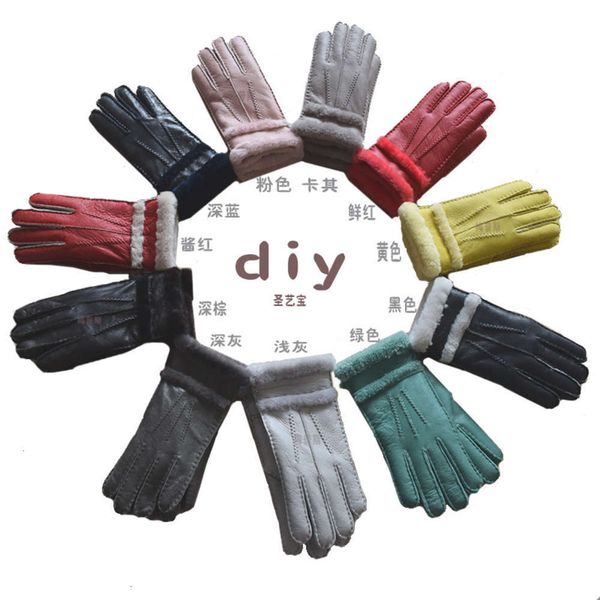 women' new sheepskin wool integrated 2020 gloves winter warm leather gloves cycling outdoor glovesal9n, Blue;gray
women' new sheepskin wool integrated 2020 gloves winter warm leather gloves cycling outdoor glovesal9n, Blue;gray