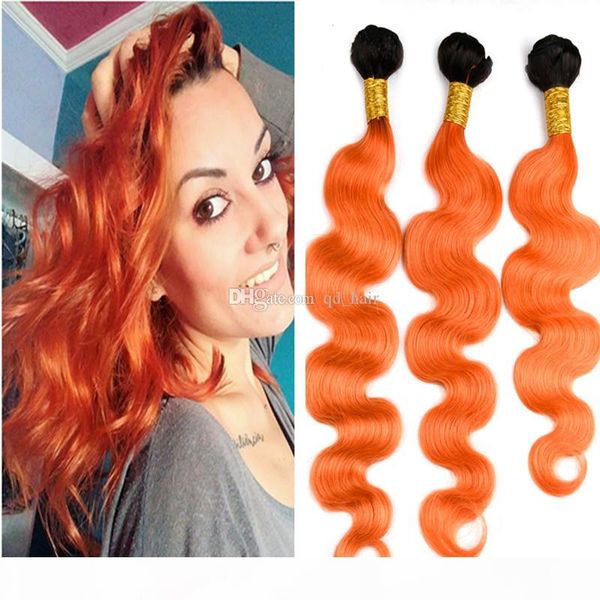 dark roots two color 1b orange color hair extension 10-30 inch ombre 1b orange body wave hair weft 3bundles ing, Black
dark roots two color 1b orange color hair extension 10-30 inch ombre 1b orange body wave hair weft 3bundles ing, Black