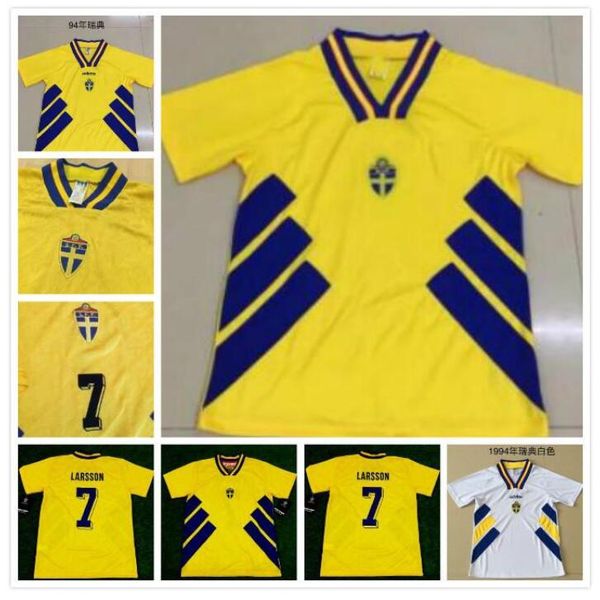 retro 94 sweden soccer jersey 94 dahlin brolin larsson ingesson classic vintage football shirts calcio ibrahimovic 10 berg svensson 20, Black;yellow
retro 94 sweden soccer jersey 94 dahlin brolin larsson ingesson classic vintage football shirts calcio ibrahimovic 10 berg svensson 20, Black;yellow