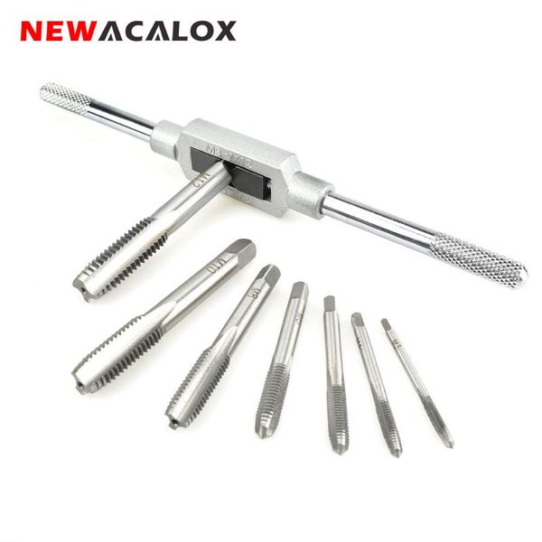 newacalox m3-m12 tap wrench & high speed steel 8 in 1 tap tool set diy hand tool kit
newacalox m3-m12 tap wrench & high speed steel 8 in 1 tap tool set diy hand tool kit