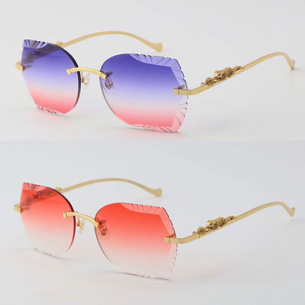 wholesale metal leopard series stainless rimless sunglasses design diamond cut lens adumbral outdoors driving sun glasses 18k gold frame man, White;black
wholesale metal leopard series stainless rimless sunglasses design diamond cut lens adumbral outdoors driving sun glasses 18k gold frame man, White;black